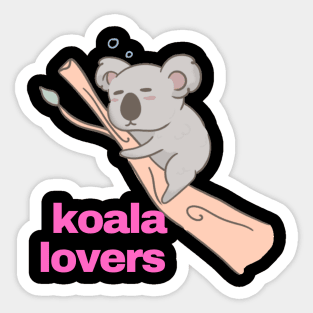 koala lovers Sticker